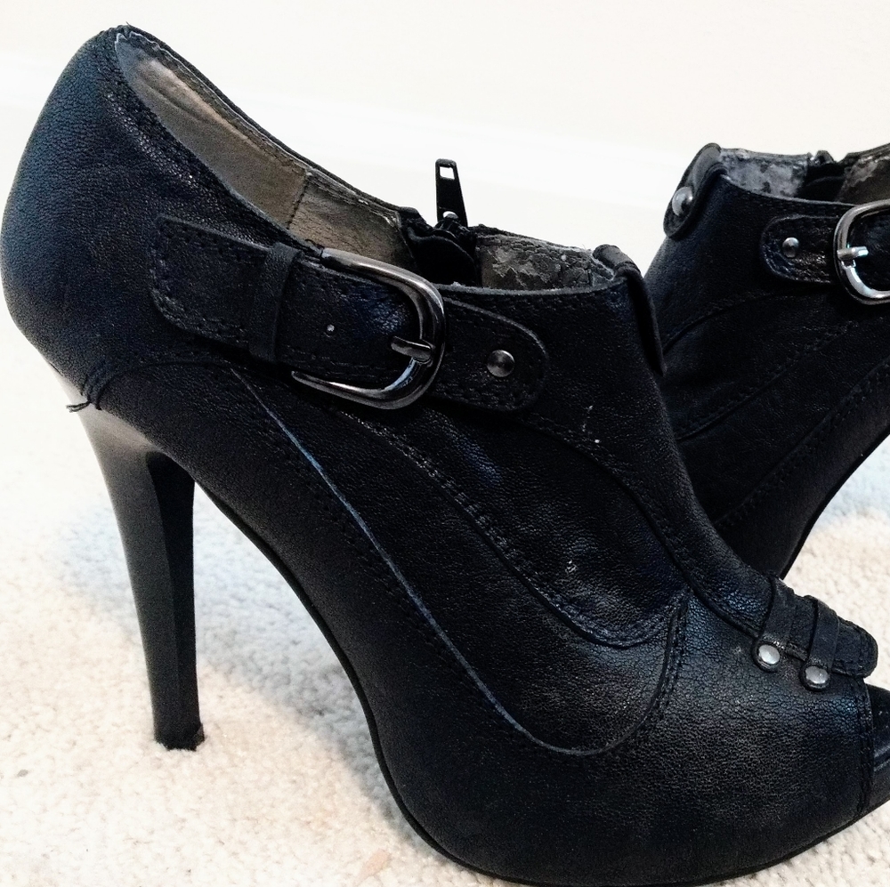 Bakers peep toe ankle booties **SOLD ON MERCARI**
